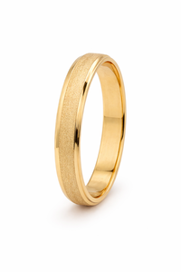 Anillo Liso Chapado en Oro de 18K, Diseño Minimalista y Atemporal, Joyería de Moda para Bodas y Fiestas, para Hombres, Mujeres, Niños, Unisex - Product Image 3