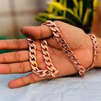 Gelang Rantai Tembaga Vintage Retro Perhiasan Urban Buatan Tangan Aksesori Klasik Premium Hadiah Fashion Belladec