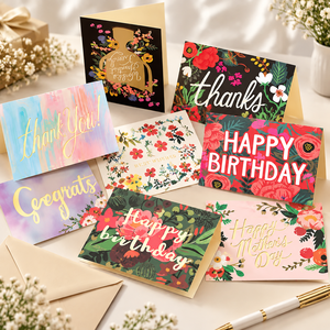 Custom Greeting <b>Cards</b> <b>Thank</b> <b>You</b> Birthday <b>Cards</b> Handmade Paper <b>Cards</b> with Envelope <b>for</b> <b>Wedding</b> Party Gift Wholesale - Product Image 4