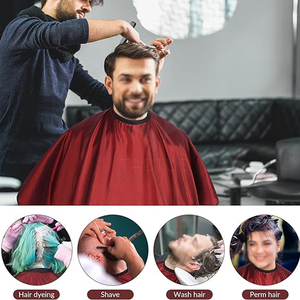 Capa de Peluquería Resistente, Material Duradero, Capa de Barbería de Calidad Confiable, Capa de Peluquería de Alto Rendimiento - Product Image 5
