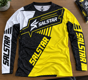 Conjunto de Jersey y Pantalones de Motocross Personalizados, Sublimación, Equipación de Carreras MX, Traje Amarillo de Carreras de Motos, Logotipo y Diseño de Equipo Personalizados - Product Image 5