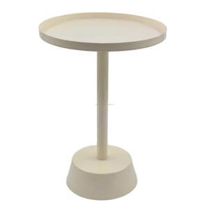 Table basse en fer IHA moderne, blanc brillant, haute qualité, meubles de salon, décoration intérieure - Product Image 1