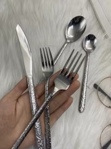 Ensemble de couverts écologiques en acier inoxydable de 5 pièces, design moderne et élégant, vente en gros pour la maison et la cuisine - Product Image 5