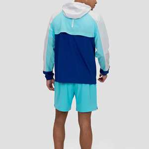 Veste coupe-vent personnalisée avec logo pour homme, imperméable, légère, streetwear, fabricant de vêtements de sport OEM - Product Image 4