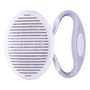 Gyrater Self-Cleaning Swivel Slicker <b>Pet</b> <b>Brush</b> Travel-Friendly <b>Pet</b> Grooming Product - Product Image 3