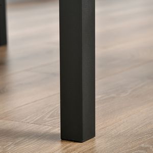 Set da Pranzo Industriale con Tavolo Alto e 3 Sedie, Arredamento Bar con Gambe in Acciaio Nero e Poggiapiedi - Product Image 2