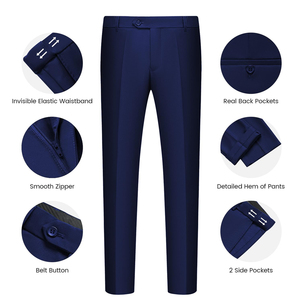 Nouvel ensemble élégant de pantalon et veste de mariage pour homme avec logo personnalisé – Costume d'affaires pour homme à prix abordable en promotion - Product Image 4