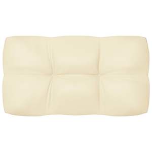 Ensemble de 7 coussins et oreillers de canapé d'extérieur en polyester 100% crème - Product Image 6
