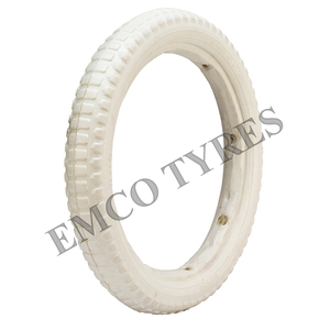 Neumáticos EMCO EVA de 14 Pulgadas para Bicicletas Infantiles - Duraderos y Resistentes para Todas las Estaciones, Color Blanco, Tamaños 14x1.75/2.40 - Product Image 4