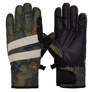 Mitaines en cuir pleine longueur de haute qualité pour garçons et filles, gants de ski de montagne imperméables pour les sports de plein air et le cyclisme - Product Image 1