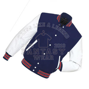 แจ็คเก็ตวาร์ซิตี้แบบเรียบง่าย แจ็คเก็ตวาร์ซิตี้อเมริกันฟุตบอลสำหรับผู้ชาย – แจ็คเก็ตวาร์ซิตี้ผ้าวูล/โพลีเอสเตอร์แบบพื้นฐานสไตล์อเมริกันฟุตบอล - Product Image 5