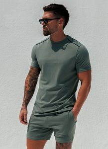 Camiseta de Manga Larga para Hombre, Unisex, con Costuras en Contraste de Color, Tejida en Poliéster/Algodón, Estilo Holgado, para Verano - Product Image 5