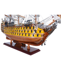 Maquette de navire HMS Victory peinte, modèle de navire en bois de 60 cm à assembler, produits artisanaux, décorations pour la maison