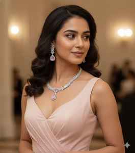 Ensemble de collier de mariée traditionnel en laiton pour femmes avec finition brillante et fermoir robuste pour mariages, fiançailles et occasions spéciales - Product Image 1