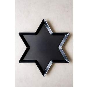 Plateau de service moderne en métal noir en forme de croissant de lune, décoratif, pour le Ramadan, assiette à dessert, organiseur de bijoux, plat pour la décoration de la maison - Product Image 5