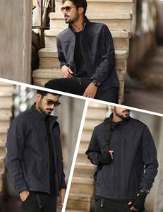 แจ็คเก็ตซอฟต์เชลล์ฤดูหนาวขายดี พร้อมโลโก้สั่งทำพิเศษ มีฮู้ด สไตล์ไฮสตรีทสำหรับผู้ชาย ระบายอากาศได้ดี - Product Image 5