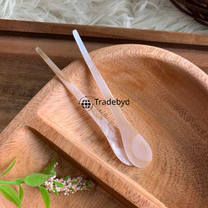 Cuillère de luxe faite à la main avec incrustation de nacre, élégante cuillère de table par Tradebyd - Product Image 5