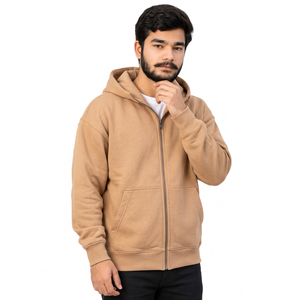 Hoodies personnalisés pour hommes, en molleton, avec impression puff, marque de mode sur mesure pour les marques américaines. - Product Image 3
