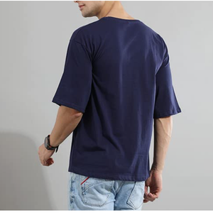 Camiseta de manga corta 100% algodón de alta calidad, impresión personalizada, logotipo bordado, estilo casual, oversize, ropa urbana, de BD. - Product Image 3