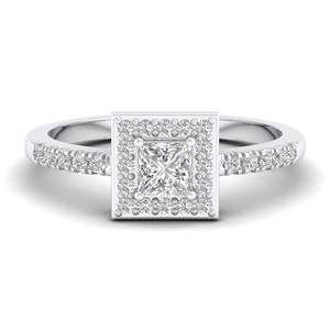 Bague de fiançailles solitaire REYES personnalisée en or jaune massif 14 carats avec diamant certifié IGI, bijou de mariage classique le plus vendu - Product Image 5