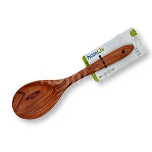 Cuillère à salade géante en bois de teck naturel OEM Angela, durable, écologique, sans peinture ni vernis, halal, personnalisable - Product Image 1