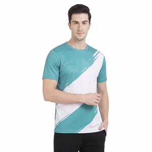 T-shirt de sport personnalisé pour homme, sublimation intégrale, tee-shirt athlétique respirant à manches courtes, haut de performance pour l'entraînement - Product Image 4
