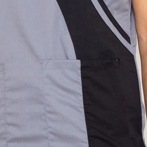 Ensemble de blouses grises pour femmes, pantalon en coton et polyester tissé, uniforme d'hôpital, blouses pour le personnel médical - Product Image 6