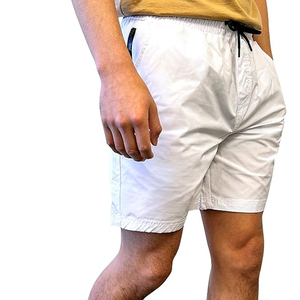 Pantalones Cortos Deportivos de Nailon Impermeables con Logotipo Personalizado, Pantalones Cortos Blancos para Correr, Entrenar y Usar en la Playa - Product Image 3