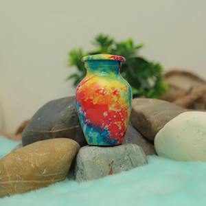 Urnes commémoratives en métal de couleur personnalisée pour adultes, style américain et européen, capacité de 200 pouces cubes, urne commémorative artisanale - Product Image 5