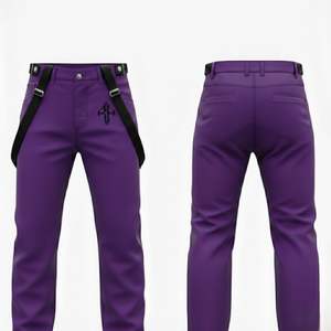 Pantalones de Esquí para Hombre de Alta Calidad, 100% Poliéster, Teñido Liso, Impermeables 10,000mm, Aislamiento de Forro Polar, Cierre Personalizado RIVIAN - Product Image 4