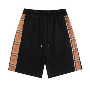 Shorts de bain pour hommes à séchage rapide, en polyester/coton, couleur unie, décontractés, pour la plage – Vente en gros - Product Image 1