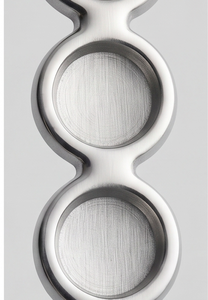 Ensemble de couverts modernes en acier inoxydable avec finition brillante, élégants ustensiles de table pour mariages, comprenant des cuillères argentées effet miroir - Product Image 3