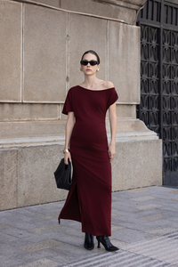 Nouvelle Robe d'été midi décontractée, minimaliste, respirante, à boutons, avec fente latérale, coupe simple et ample, à rayures droites teintes en fil - Product Image 6