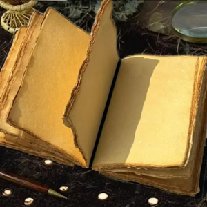 Bald Eagle Printed Leather Journal Classic Spell Book Shadows Deckle Edge Paper Notebook Handmade - Product Image 6