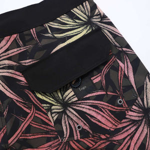 กางเกงขาสั้นชายหาดผ้าฝ้ายอ๊อกซ์ฟอร์ดเอวกลางรูดเชือก ผลิตแบบ OEM สำหรับฤดูร้อน ผ้าโพลีเอสเตอร์ สตรีทแวร์ลำลอง ระบายอากาศได้ดี เหมาะสำหรับออกกำลังกาย - Product Image 6