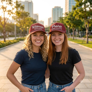 Gorra de Béisbol Personalizada con Bordado, 5 Paneles, Visera Plana, Cierre a Presión, Tejido Transpirable e Impermeable, Orificios Cortados con Láser, Gorra de Golf y Tenis con Cuerda - Product Image 6