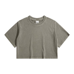 Women Crop <b>Tops</b> Supplier Scoop Neck <b>Top</b> Preshrunk Cotton Fashion Retail Ready Production for USA Buyers - Product Image 5