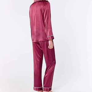 ชุดนอนพิมพ์ลายตามสั่ง ผ้าฝ้ายแท้ 100% / ชุดนอนผ้าซาติน สำหรับผู้หญิงไซส์ใหญ่ ชุดนอนผู้หญิง - Product Image 3
