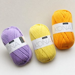 เส้นด้ายอะคริลิกผสมฝ้ายขายส่ง KONA สำหรับถักมือ สีงาช้าง อะคริลิก 45%, ฝ้าย 37%, ไนลอน 18% เส้นด้าย 26s pv - Product Image 6