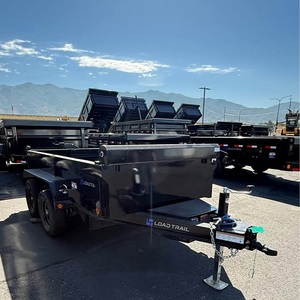 Wholesale Germany <b>Farm</b> 5x10 Hydraulic Dump <b>Trailer</b> 4Ton Motor Gear Agricultural Transport High Safety Heavy Duty Construction - Product Image 1