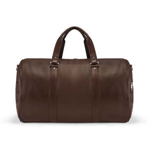 Bolsa de Viaje de Cuero Genuino de Lujo con Múltiples Compartimentos, Herrajes Resistentes y Diseño Espacioso para Llevar a Mano - Product Image 1