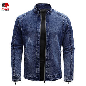 Chaqueta Vaquera Personalizada de Primera Calidad Ryan Pro Gear para Hombre, Cierre de Botones, Acolchada, de Secado Rápido, Cuello Alto - Product Image 2