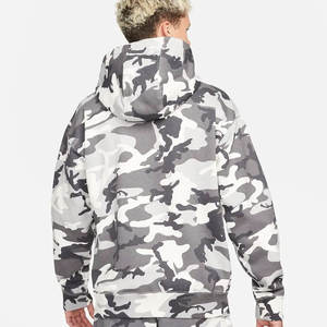 Sweat à capuche camouflage pour la chasse d'hiver, streetwear personnalisé, imprimé numérique intégral, camouflage, 100% coton, homme - Product Image 2
