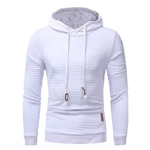 Impression de logo personnalisé, haute qualité, OEM, séchage rapide, respirant, meilleur prix de gros, sweat à capuche uni à manches longues pour homme - Product Image 1
