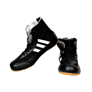 Mesh Breathable Training Shoe With Cheap Price & OEM Service 2026 Model <b>Red</b> <b>High</b> <b>Top</b> Boxing Shoes Lace-Up - Product Image 2