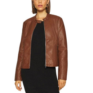 Long Sleeve Covered Button Best Designed Women <b>Suede</b> <b>Jacket</b> Regular Fitted Low Budget Selling Women <b>Suede</b> <b>Jacket</b> - Product Image 1