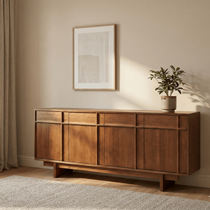 Eco-Friendly Zevan Wooden Nightstand Natural Finishing Handcrafted Solid Wood Modern Bedroom Villa Hotel Apartment Projects - Product Image 4