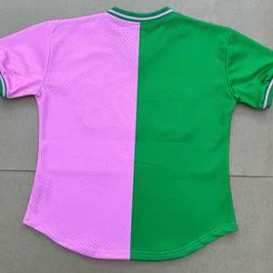 Camiseta de Béisbol AKA Half and Half para Mujer, Bordada con Letras Griegas, Premium, con Botones, Deportiva - Product Image 2