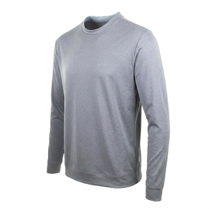 Sudadera de cuello redondo para hombre, 100% algodón, tejido de felpa, estilo urbano, básica, mezcla de algodón, informal, deportiva. - Product Image 4