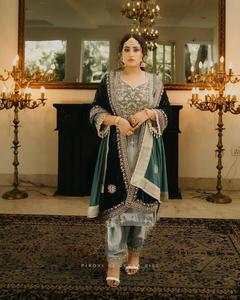 Kiara Advani Inspired Vintage Lehenga Choli <b>Mirror</b> Work Traditional Indian Outfit Women Hand Drawn Design <b>Acrylic</b> Loose Fit 7457 - Product Image 2